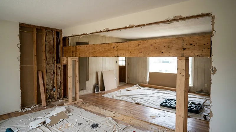 Beam Replacement & Load-Bearing Wall Removal Huntsville